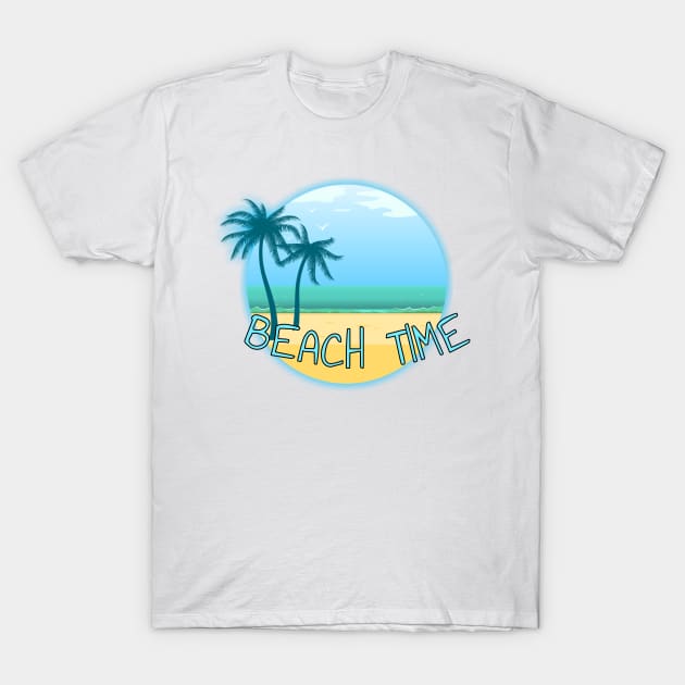 Beach time summer fun T-Shirt by Coreoceanart